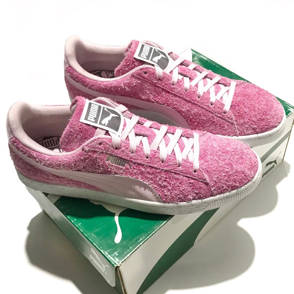 NIB Puma Suede Elemental Hairy Wool Sneakers